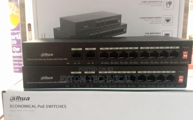 Dahua PFS3010-8ET-65 8-Port Fast Ethernet Switch
