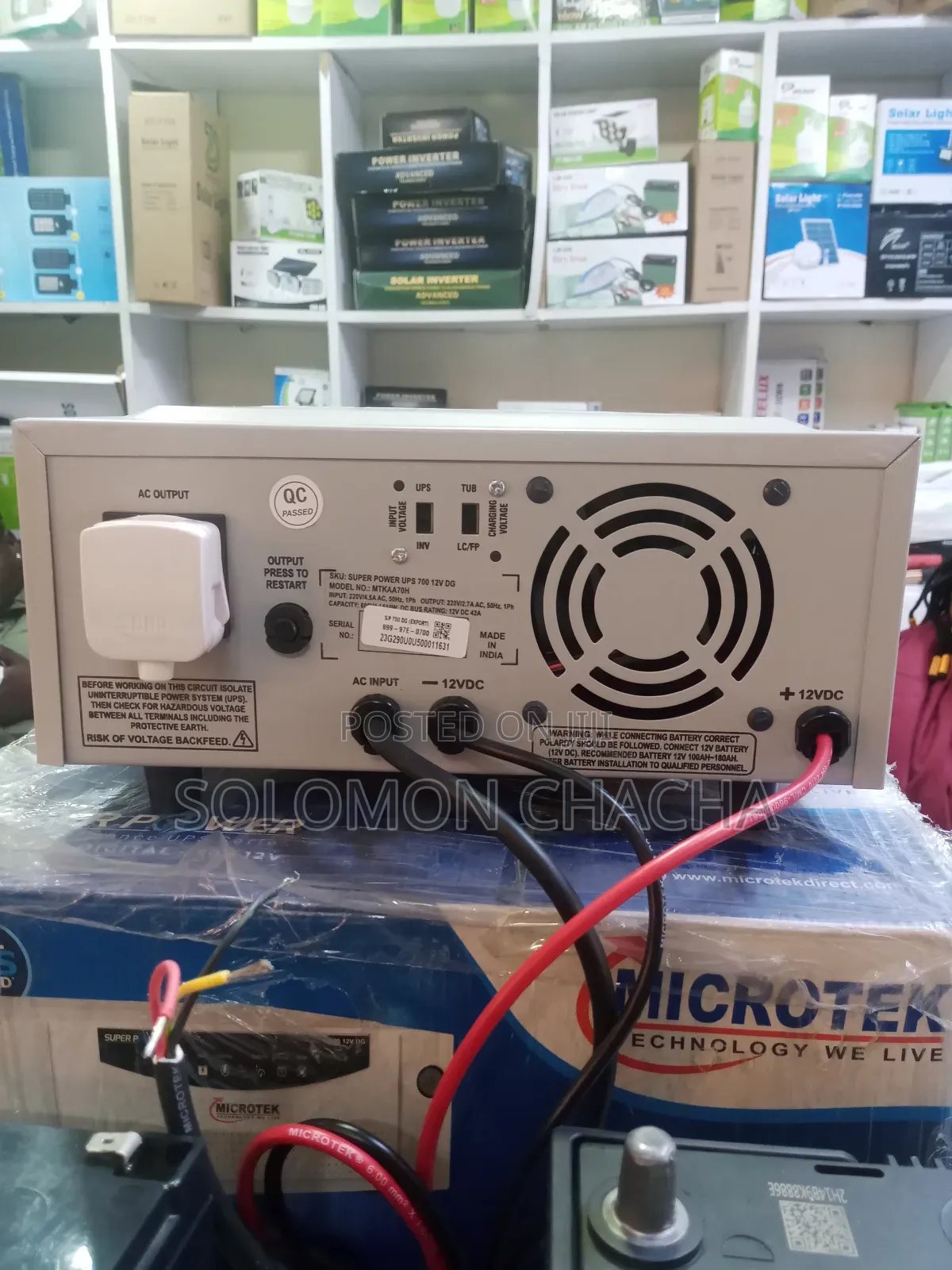 Microtek 700w 12v Ups/ Inverter Charger