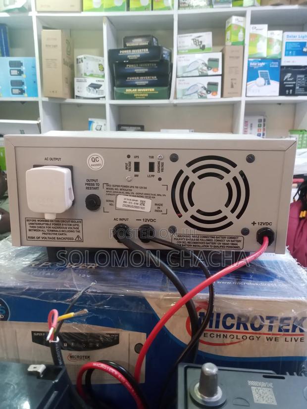 Microtek 700w 12v Ups/ Inverter Charger - thumbnail 2