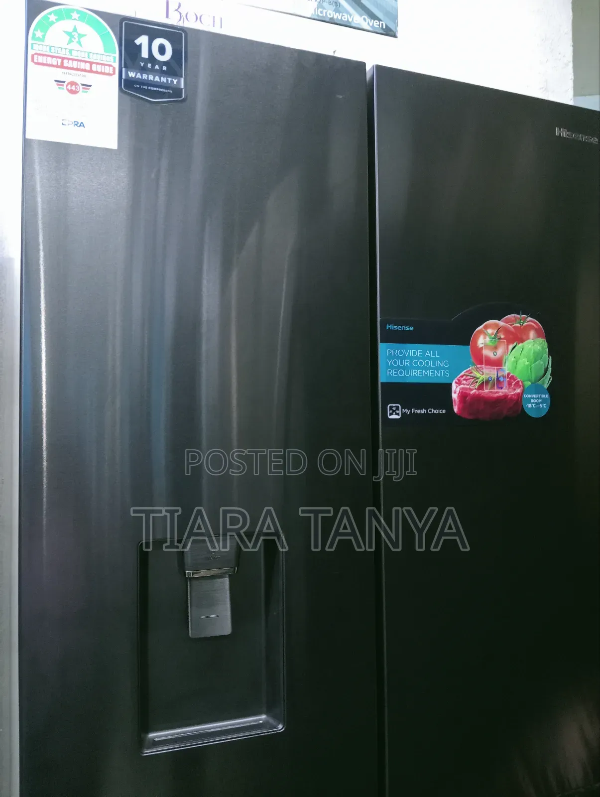 Hisense 454L 4 Doors Refrigerator – With Water Dispenser
