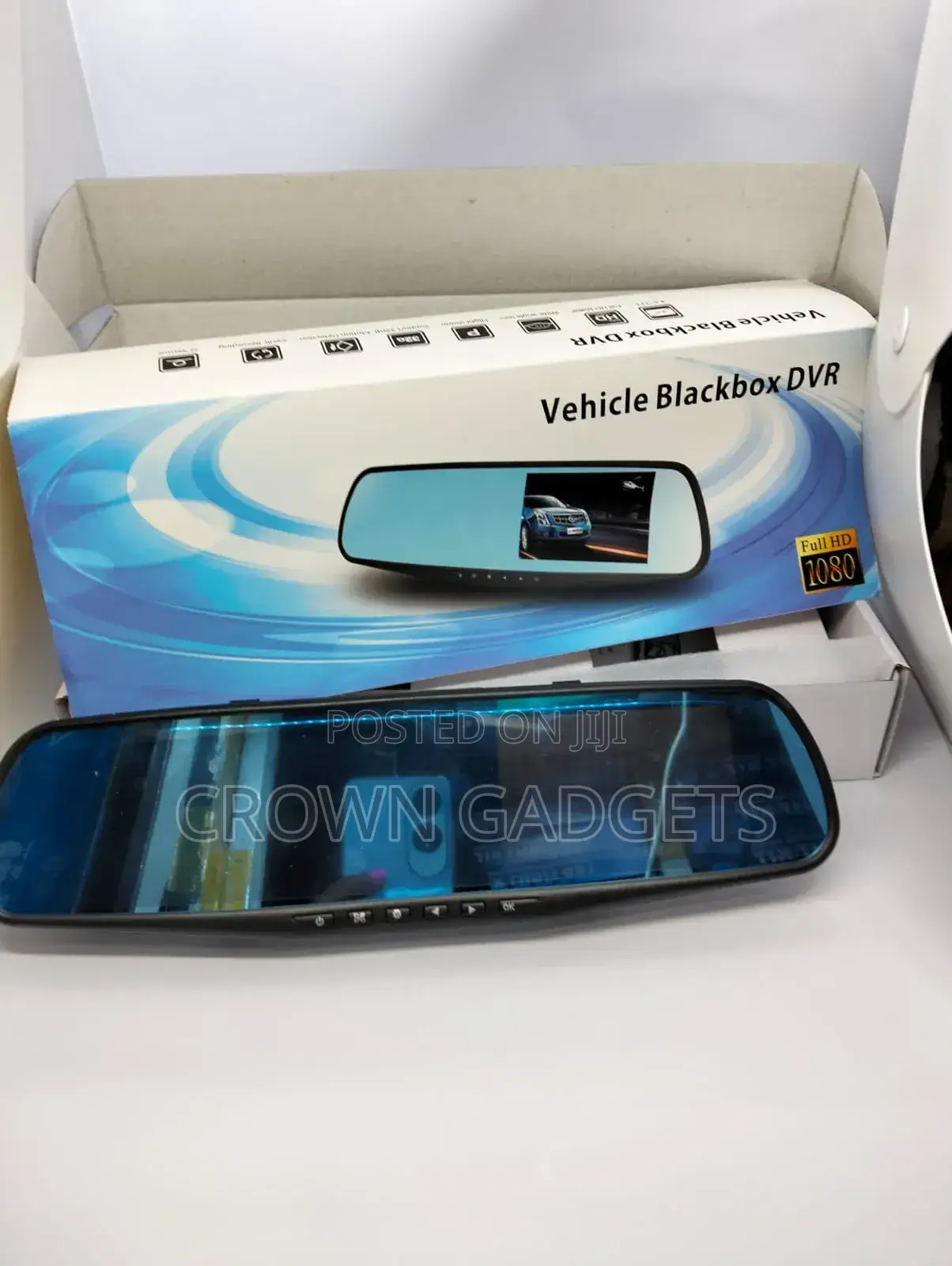 Blackbox Vehicle DVR With Dual Camera and Rear View Mirror