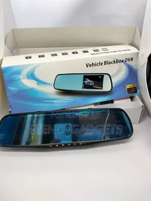 Blackbox Vehicle DVR With Dual Camera and Rear View Mirror