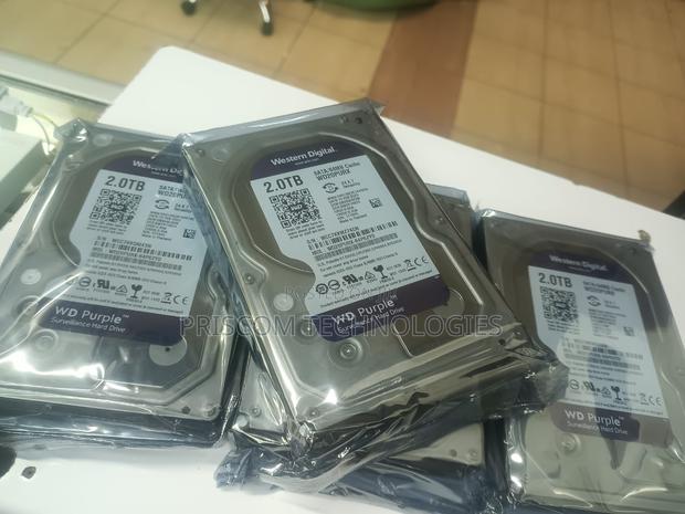 2TB WD CCTV Cameras Surveillance Internal Hard Drive HDD - main view