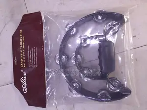 Tamborine Black Alice Metallic Jingles