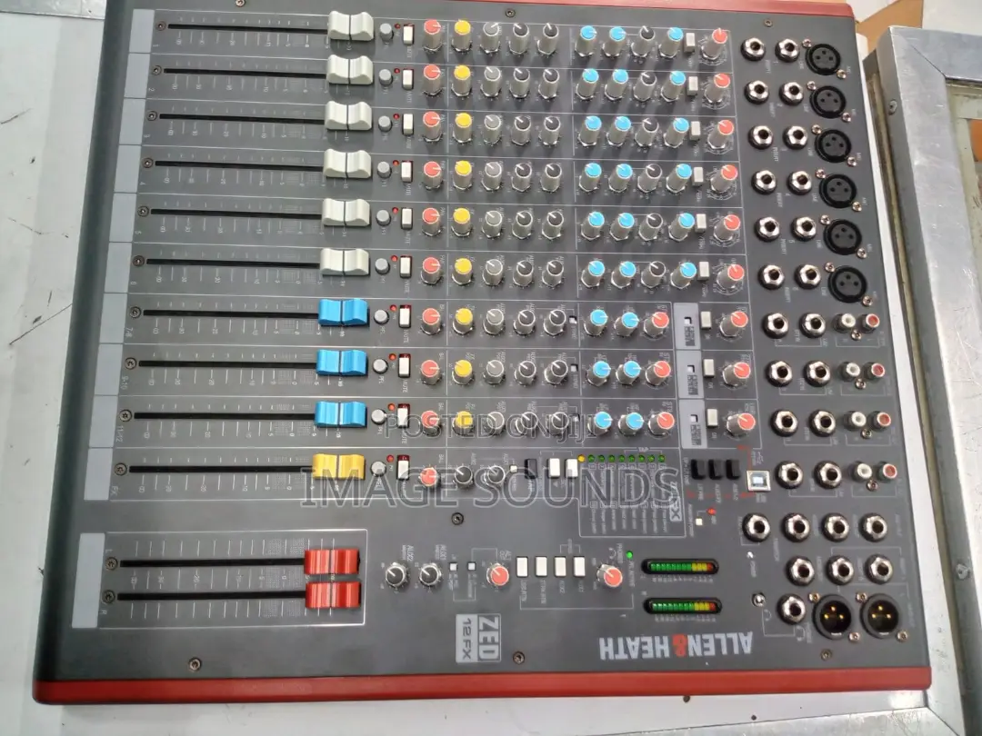 Compact Professional Stereo Mixer Zed-12fx 12ch Allen Heath