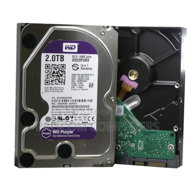 2TB WD Purple Surveillance Internal Hard Drive HDD