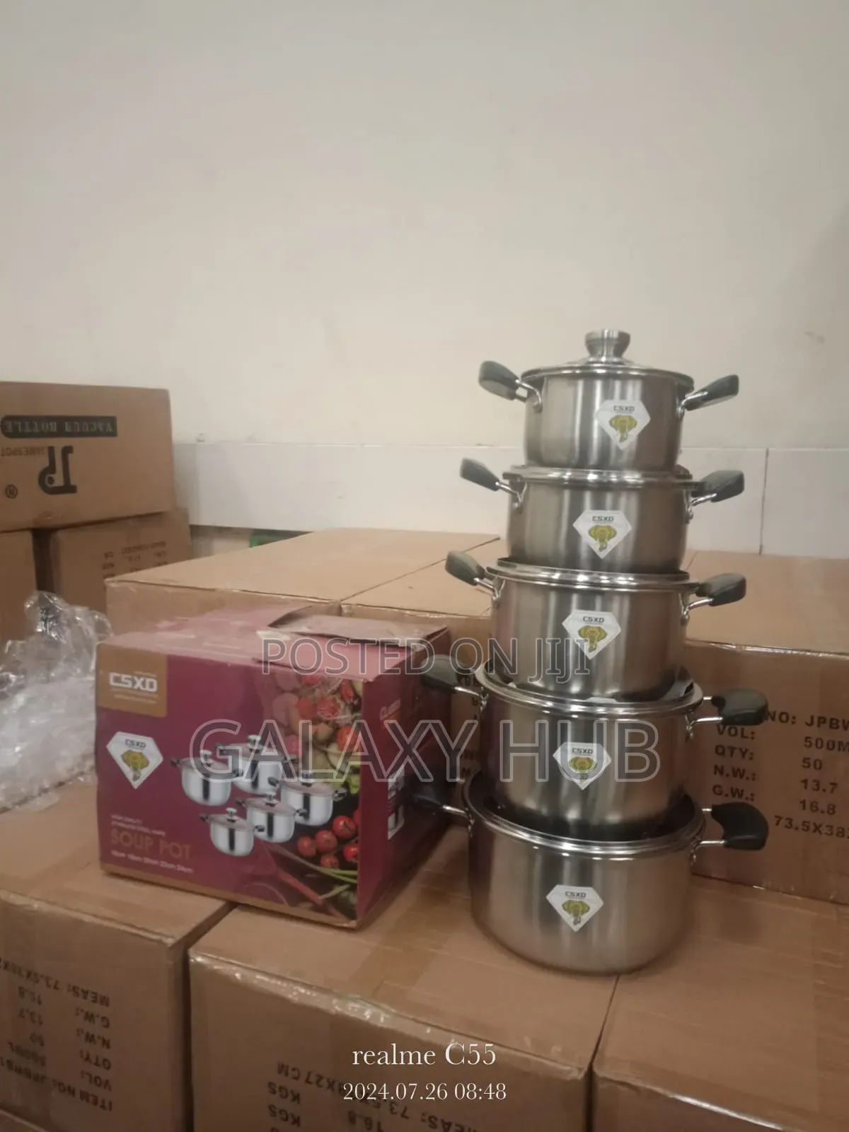 New Model 10 PCS Jp Stainless Cookware