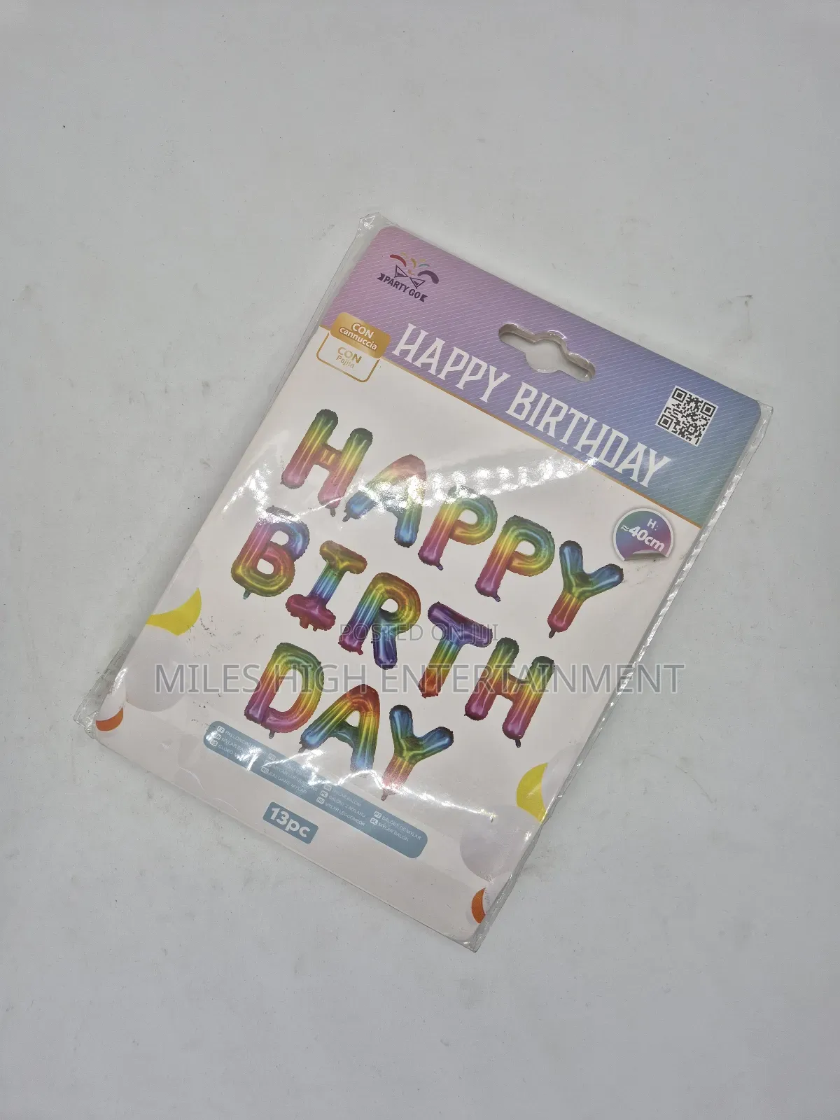 Happy Birthday Balloon Letters