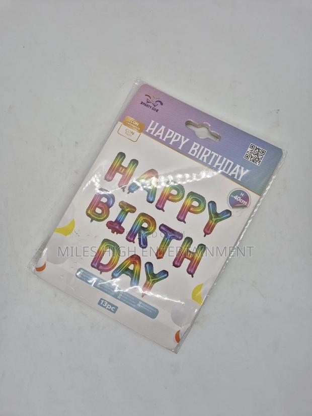 Happy Birthday Balloon Letters - main view