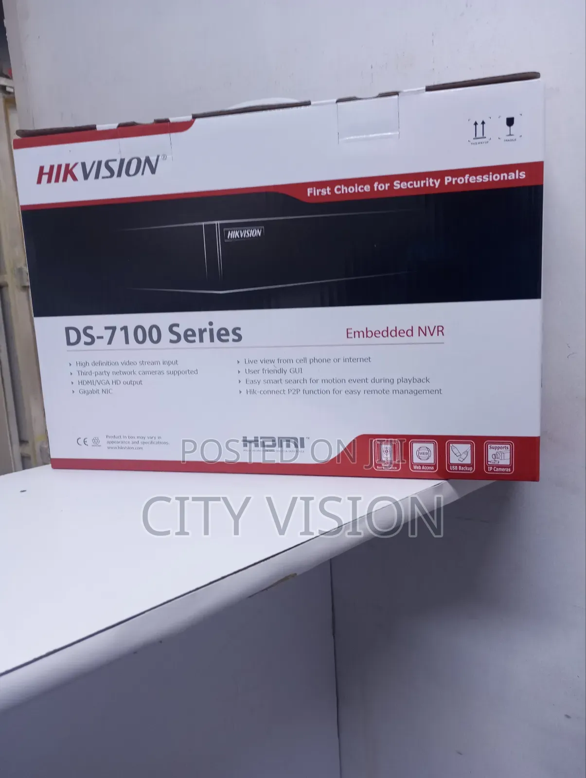 Hikvision 4-Ch NVR DS-7100 Series, for Security