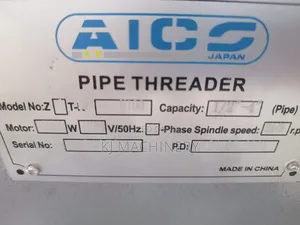 Aico Pipe Threading Machine Single Phase Electric.