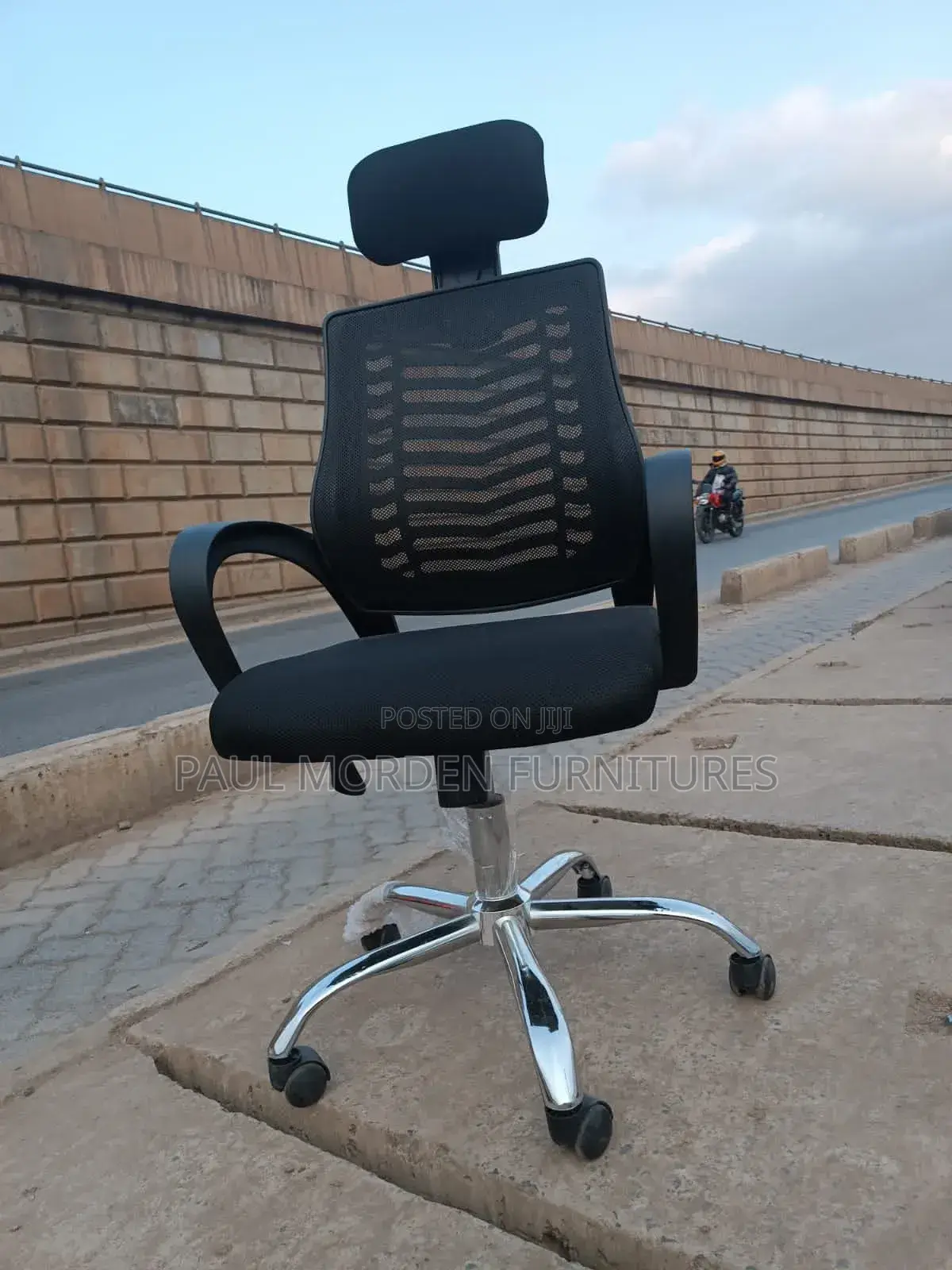 Office Office Chair With Headrest and Backrest