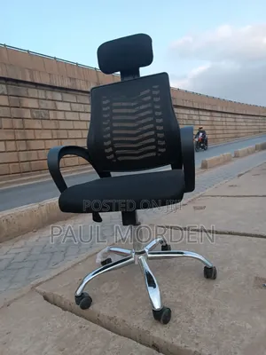 Office Office Chair With Headrest and Backrest