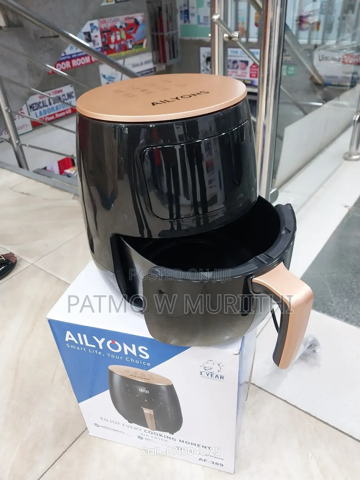 Air Fryer, Ailyons Air Fryer 5L