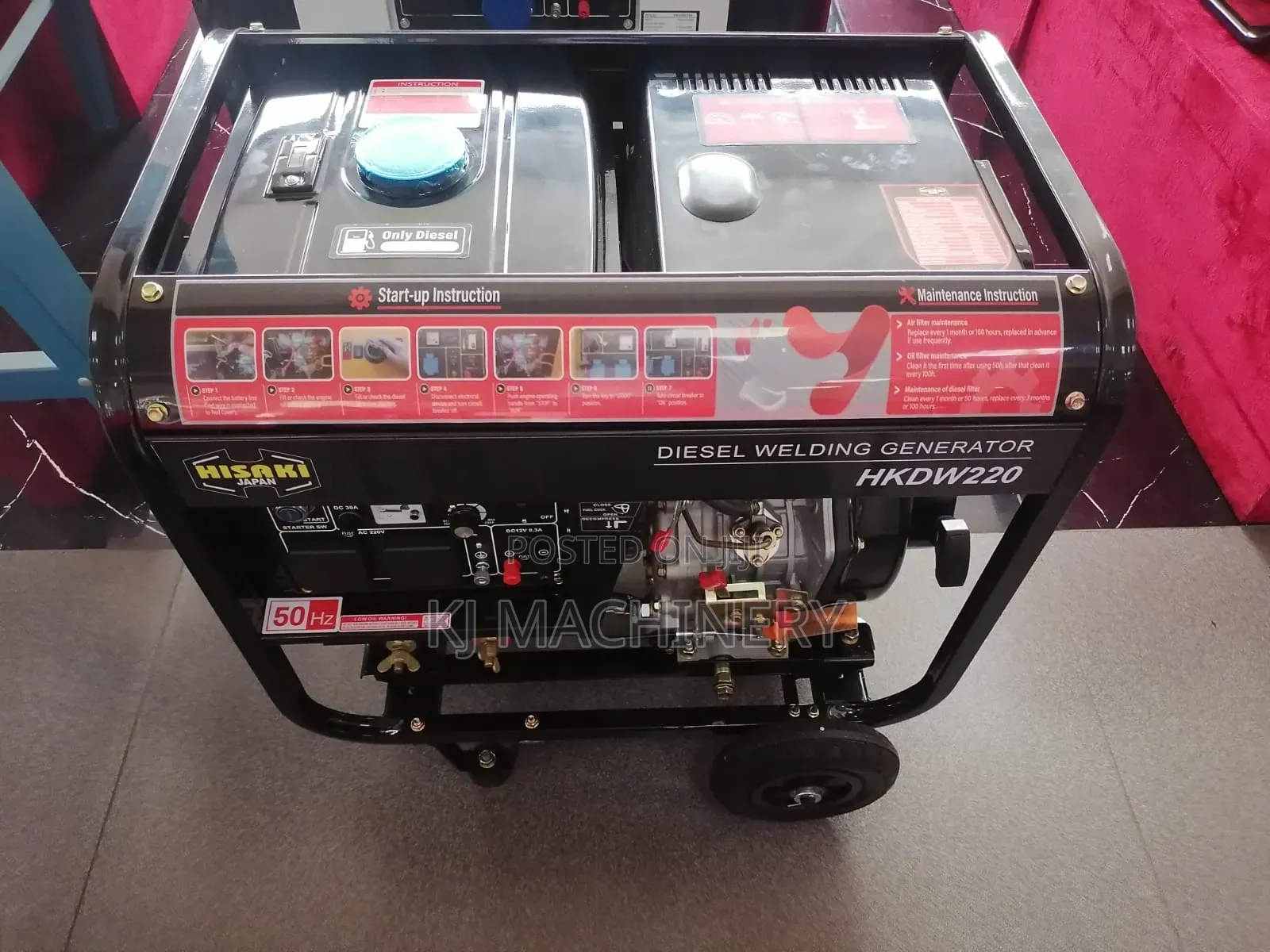 HISAKI JAPAN DIESEL Welding Generator Single Phase.