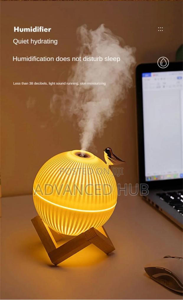 Lark Bird Humidifier With Bamboo Stand - thumbnail 2