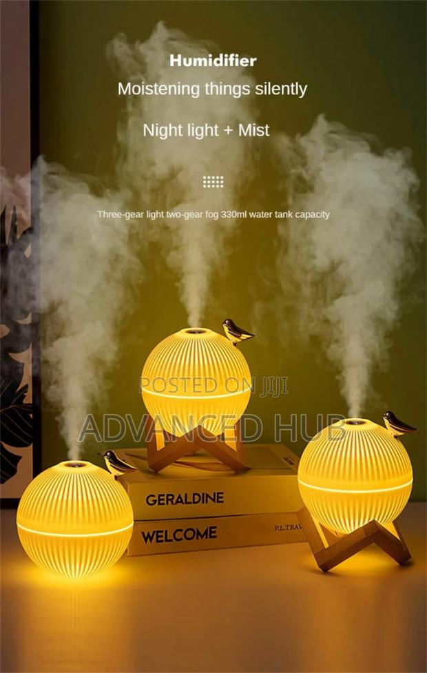 Lark Bird Humidifier With Bamboo Stand - main view