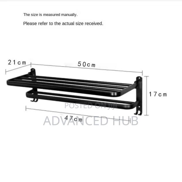 Heavy Aluminium Double Layered Towel Rack - thumbnail 2