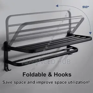 Heavy Aluminium Double Layered Towel Rack