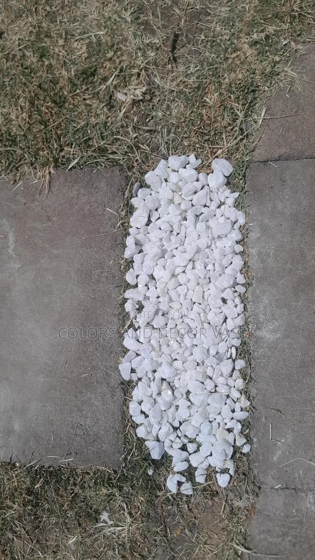 White Home Decorative Stones - main view