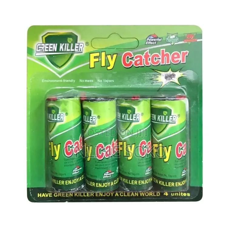 Sticky Glue Insects Ribbon Fly Catcher Traps - 4 Rolls