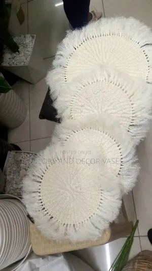 White Mats for Wall Decor