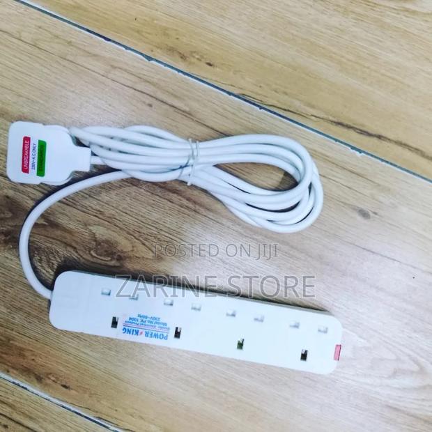 4 Way 3 Metres Extension Cable Power King - main view