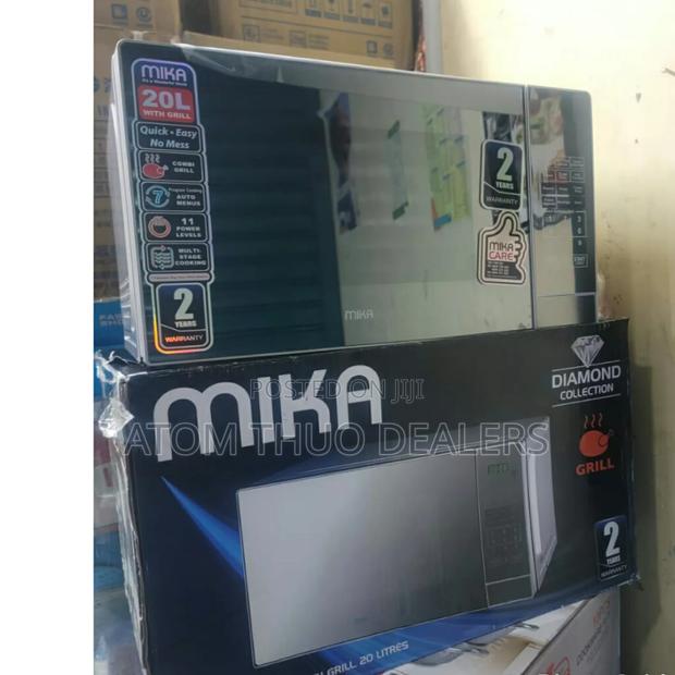 New Digital Mika 20L Microwave Oven With Grill(Silver)