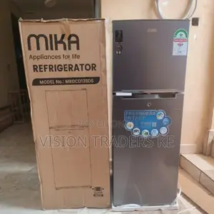 Mika Fridge 138L 2 Door Top Mount Freezer Defrost MRDCD138DS