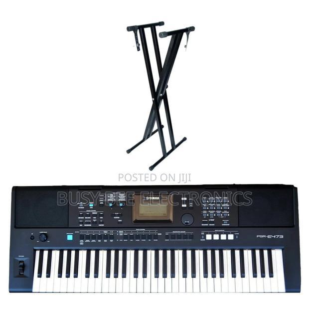 Yamaha PSR-E473 61-Key Portable Keyboard With Stand
