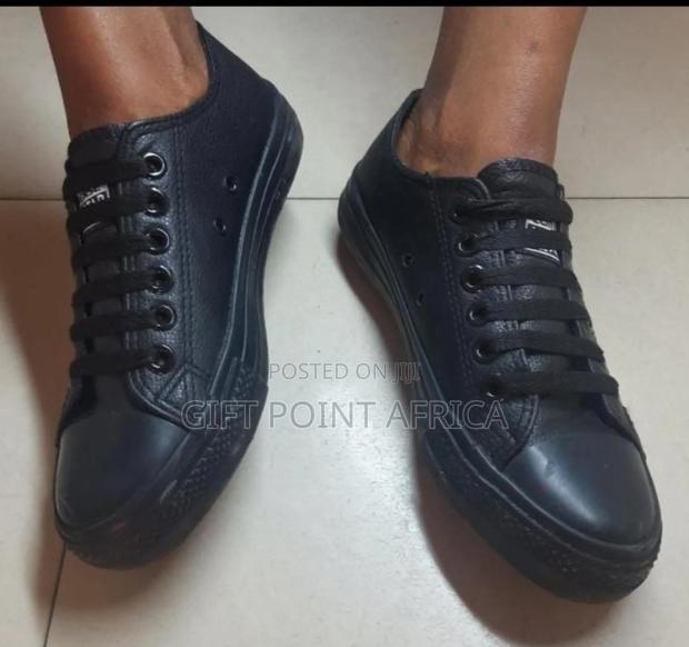 Soft Leather Unisex Converse Rubbers - main view