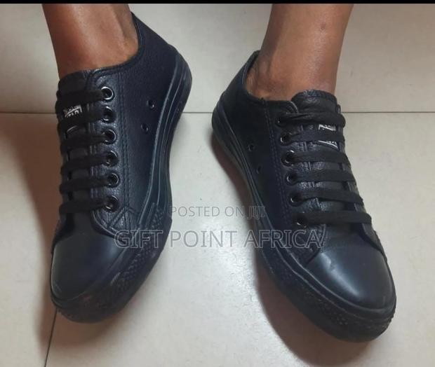 Soft Leather Unisex Converse Rubbers - thumbnail 3