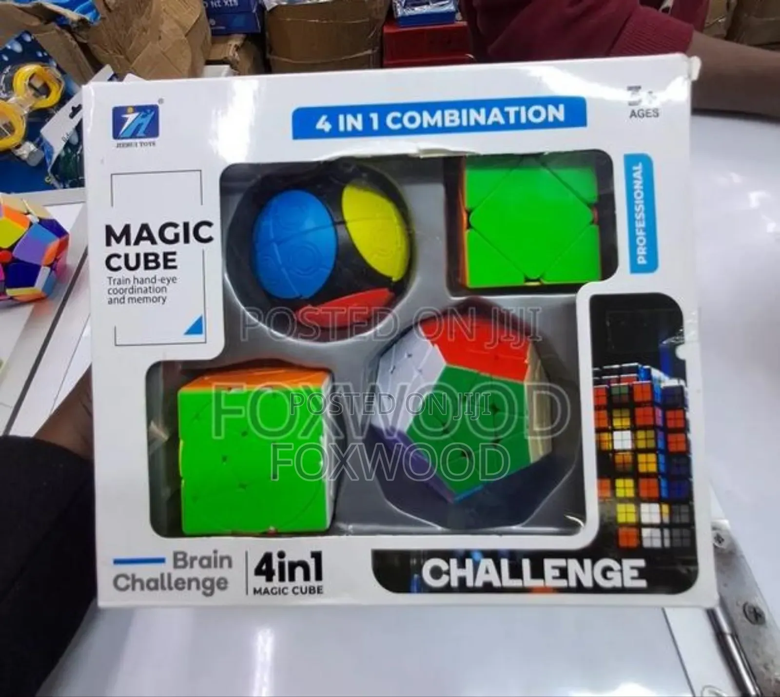 6 in 1 Magic Cube Combination Brain Challenge