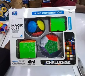 6 in 1 Magic Cube Combination Brain Challenge