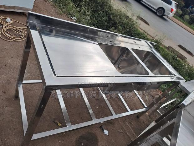 Stainless Steel Mirror Polish Double Sink High Quality - main view