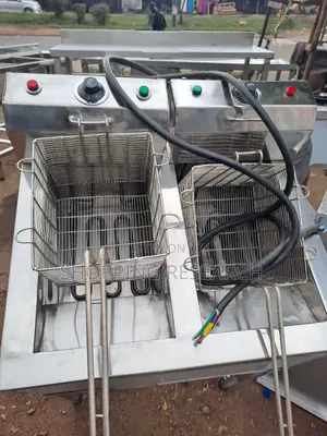 Electric Double Fryer Stainless Steel High Quality
