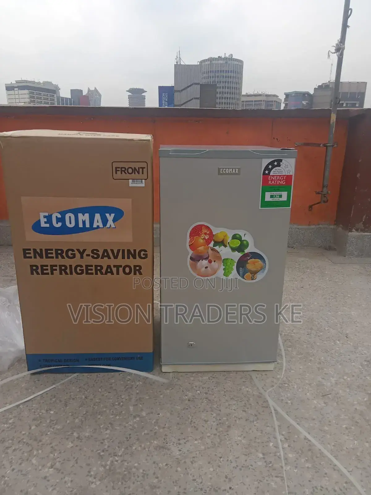 Ecomax 90ltrs Double Door Fridge-Refrigerator