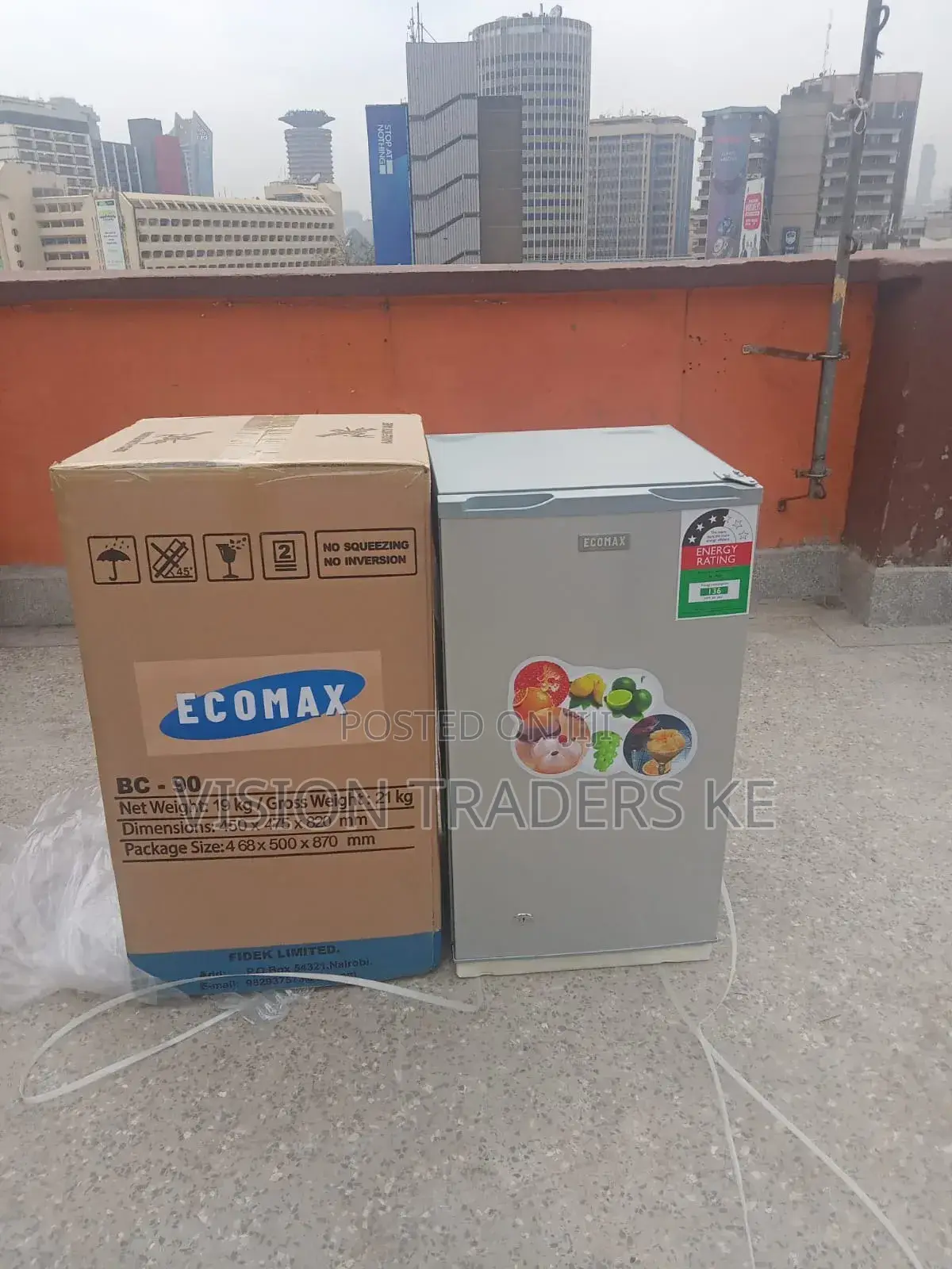 Ecomax 90ltrs Single Door Refrigerator.