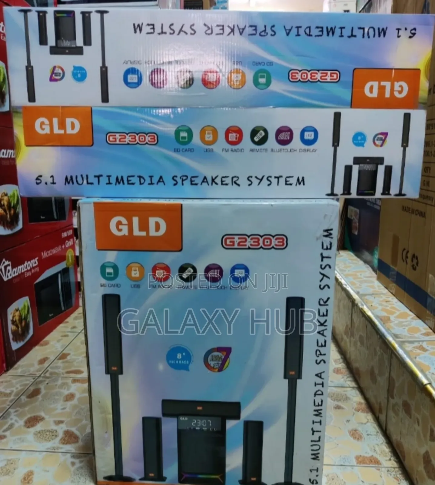 Gld G2303 Tallboy Multimedia Speaker 150w – 5.1 Channel