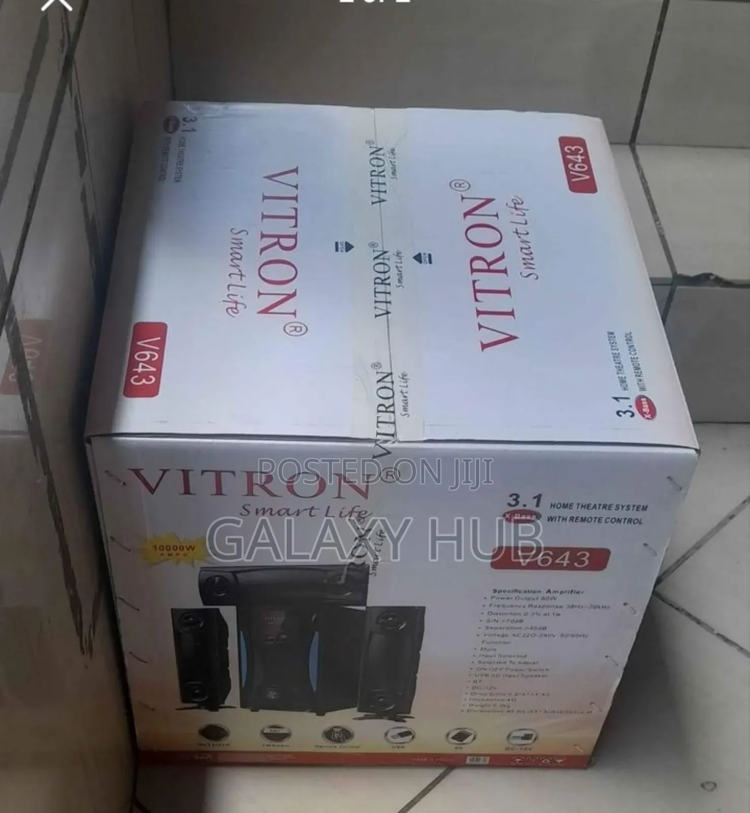 Vitron V643 Ch X-Bass Home Theatre System With Remote