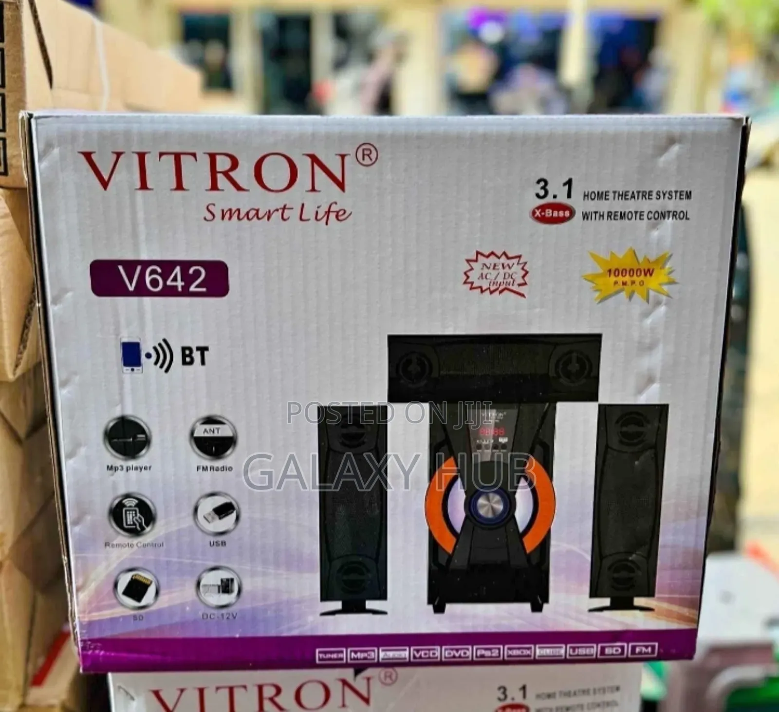Vitron V 642 3.1ch X-bass Home Theatre System With Remote