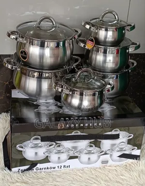 12 Pieces Edenburg Eb-4065 Stainless Steel Cookware Set