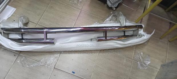 Rear Grill Guard Universal Rear Chrome Bullbar