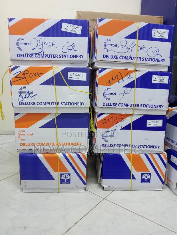 Deluxe Computer Papers 3part Plain Colored - main view