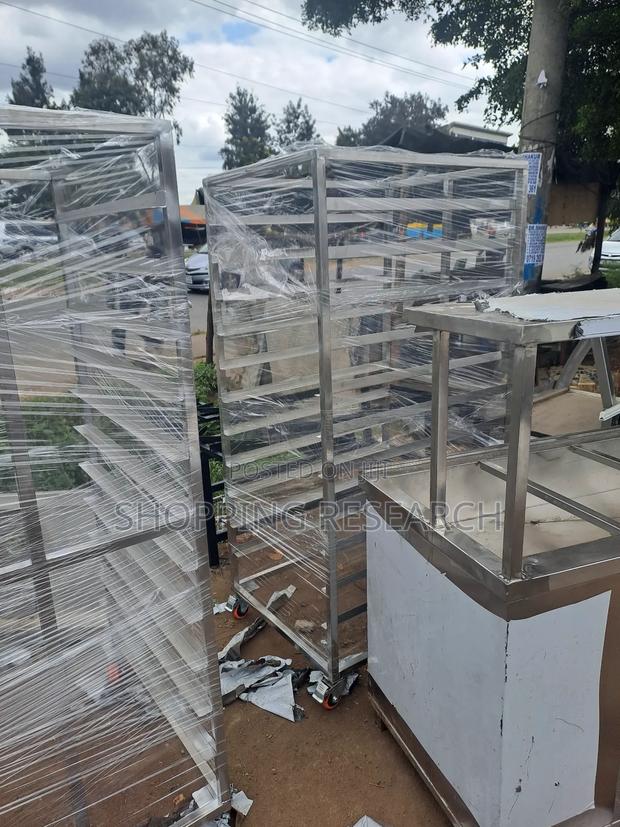 Bakery Rack Trolleys-Stainless Steel - thumbnail 2