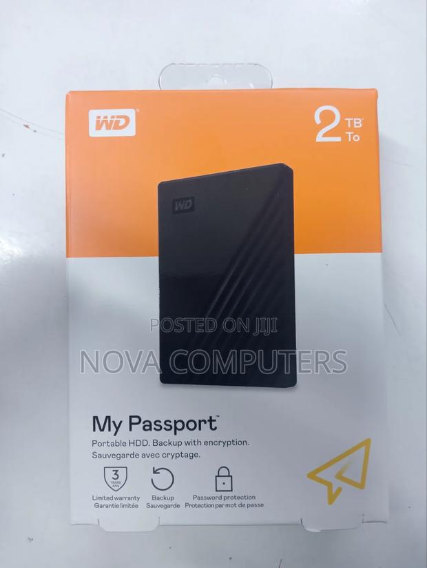 WD My Passport 2TB - Black - main view