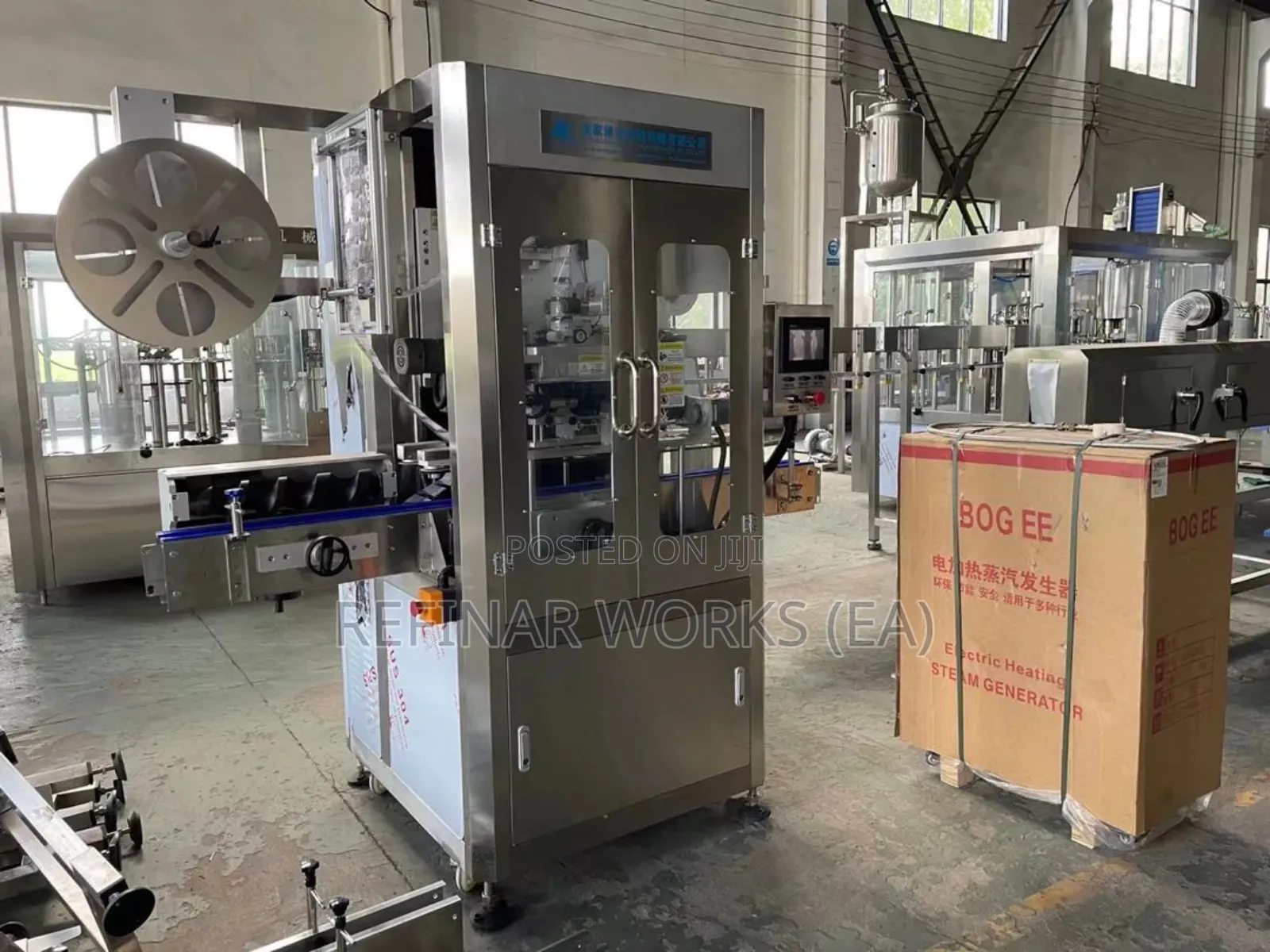 Automatic Bottle Shrink Labeling Machine
