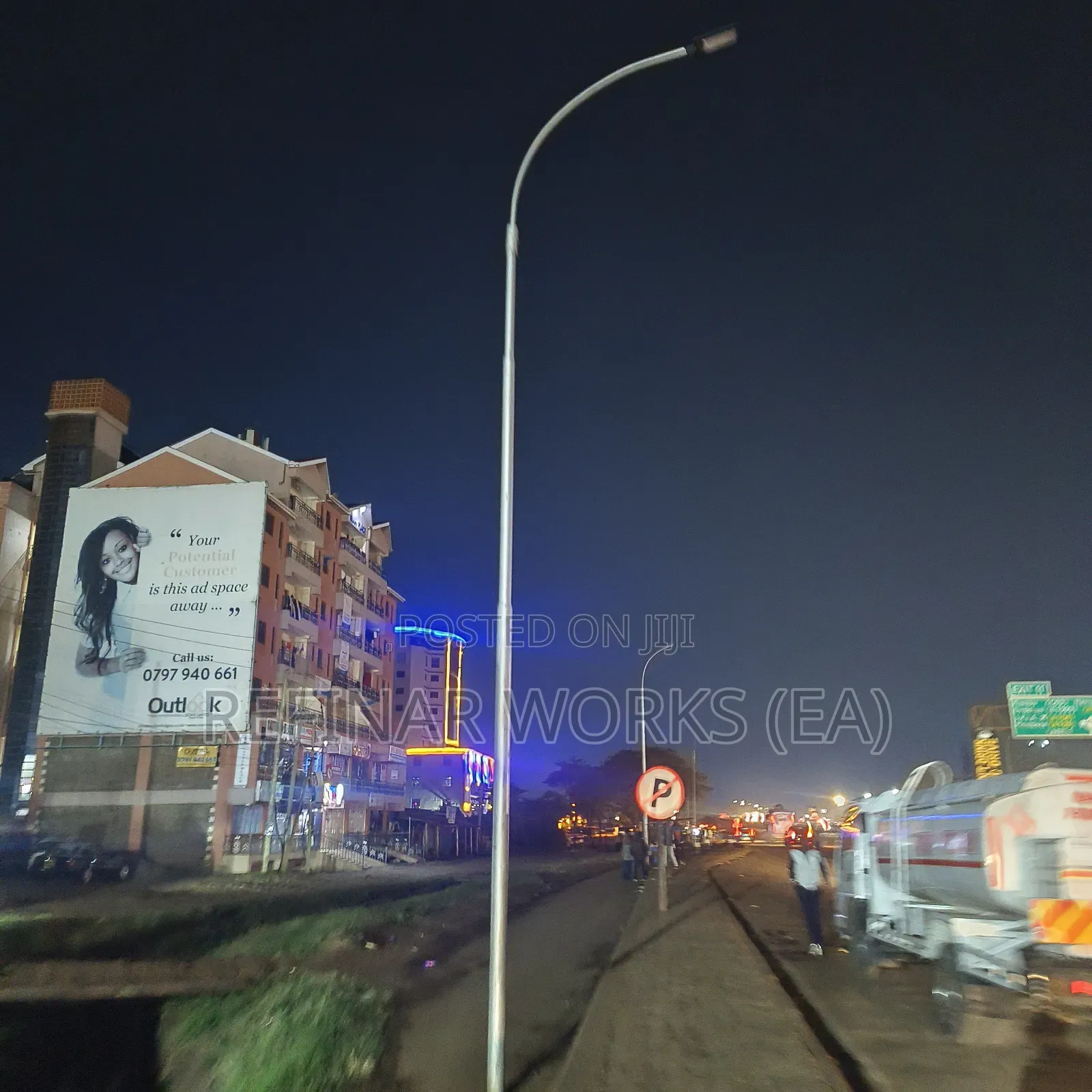 Street Light Poles - CCTV Flood Light Outdoor Steel Poles