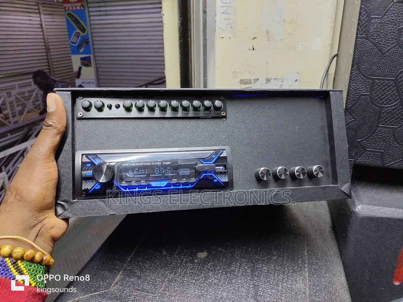 Car Radio Amplifier With Bluetooth .