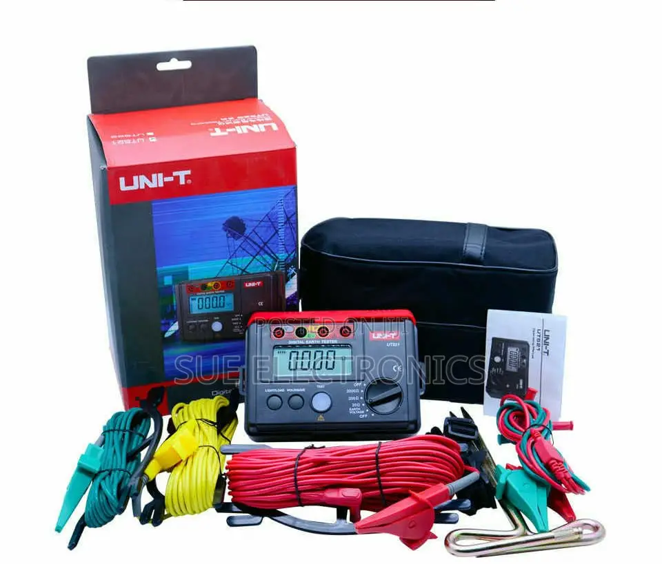 UNI-T522 Digital Earth Ground Resistance Tester AC Earth